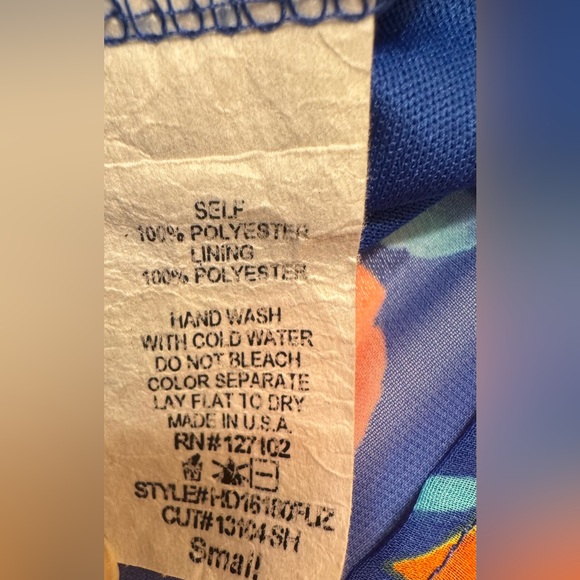 NWOT Floral Sleeveless Lined Dress - Picture 9 of 9